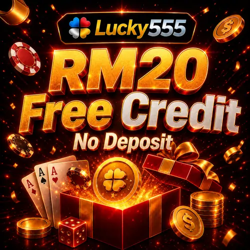 Lucky555 promotional banner